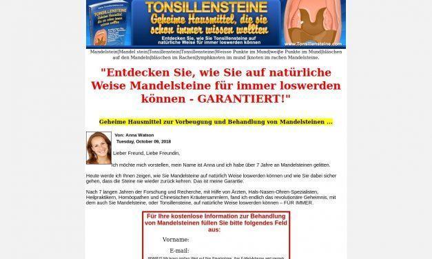 Tonsillensteine, Mandelsteine