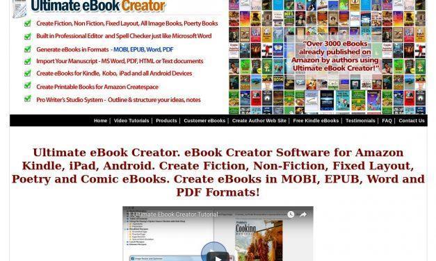 eBook Creator Software – Ultimate eBook Creator For Amazon Kindle