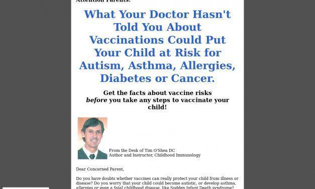 Vaccination Is Not Immunization