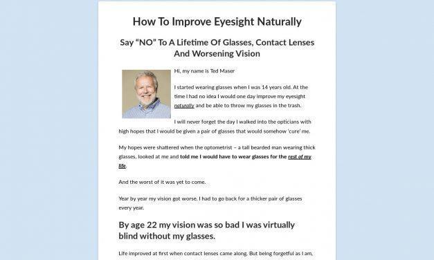 How To Improve Eyesight Naturally – Clickbank – How To Improve Eyesight Naturally