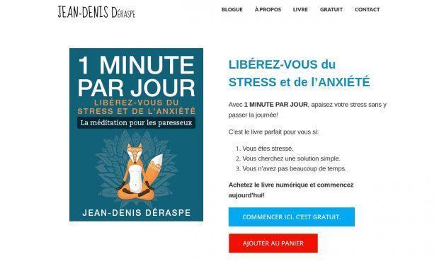 1 MINUTE PAR JOUR : Libérez-vous du stress et de l’anxiété – La méditation pour les paresseux